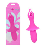 Maia Sienna 15.2 cm USB Rechargeable Fluttering Bullet Vibrator Pink BULLETS